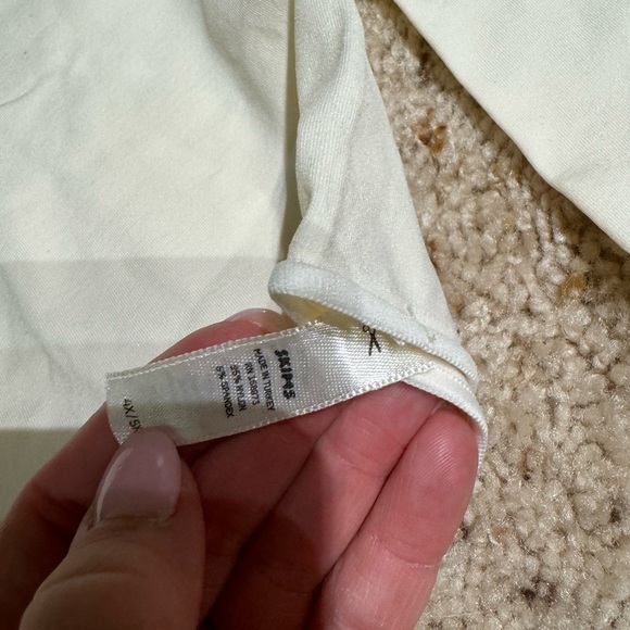 Skims ESSENTIAL LONG SLEEVE SCOOP NECK BODYSUIT in Marble New in Box - Picture 5 of 6